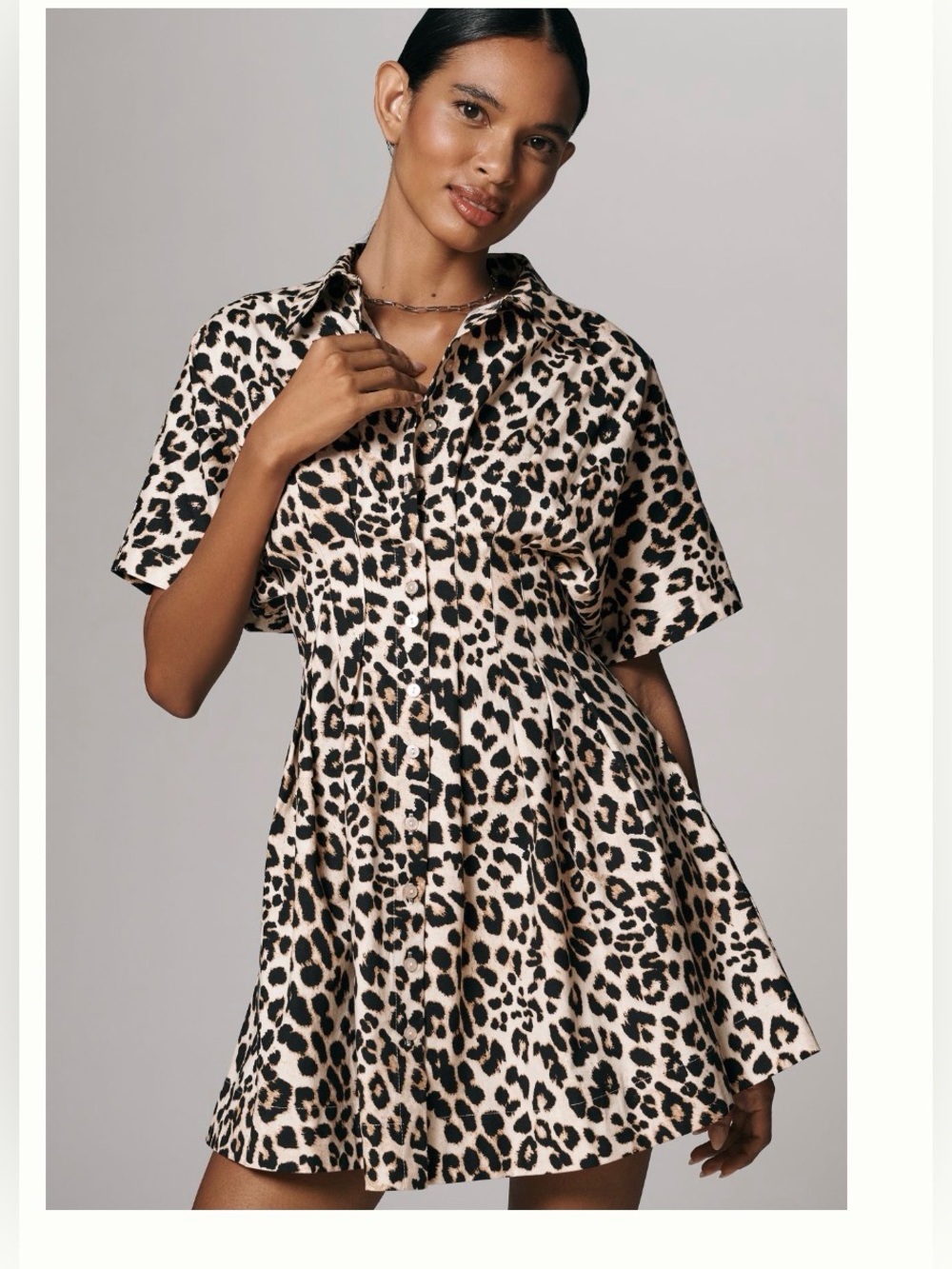 THE TOBIE MINI SHIRT DRESS